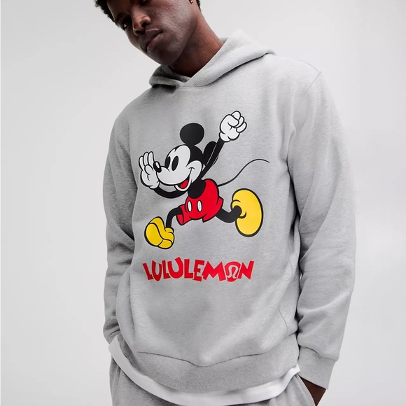 lululemon athletica Other - Disney x Lululemon Steady State Pullover Hoodie Grey Mickey Mouse
